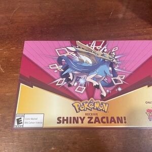 GameStop Shiny Zacian Code